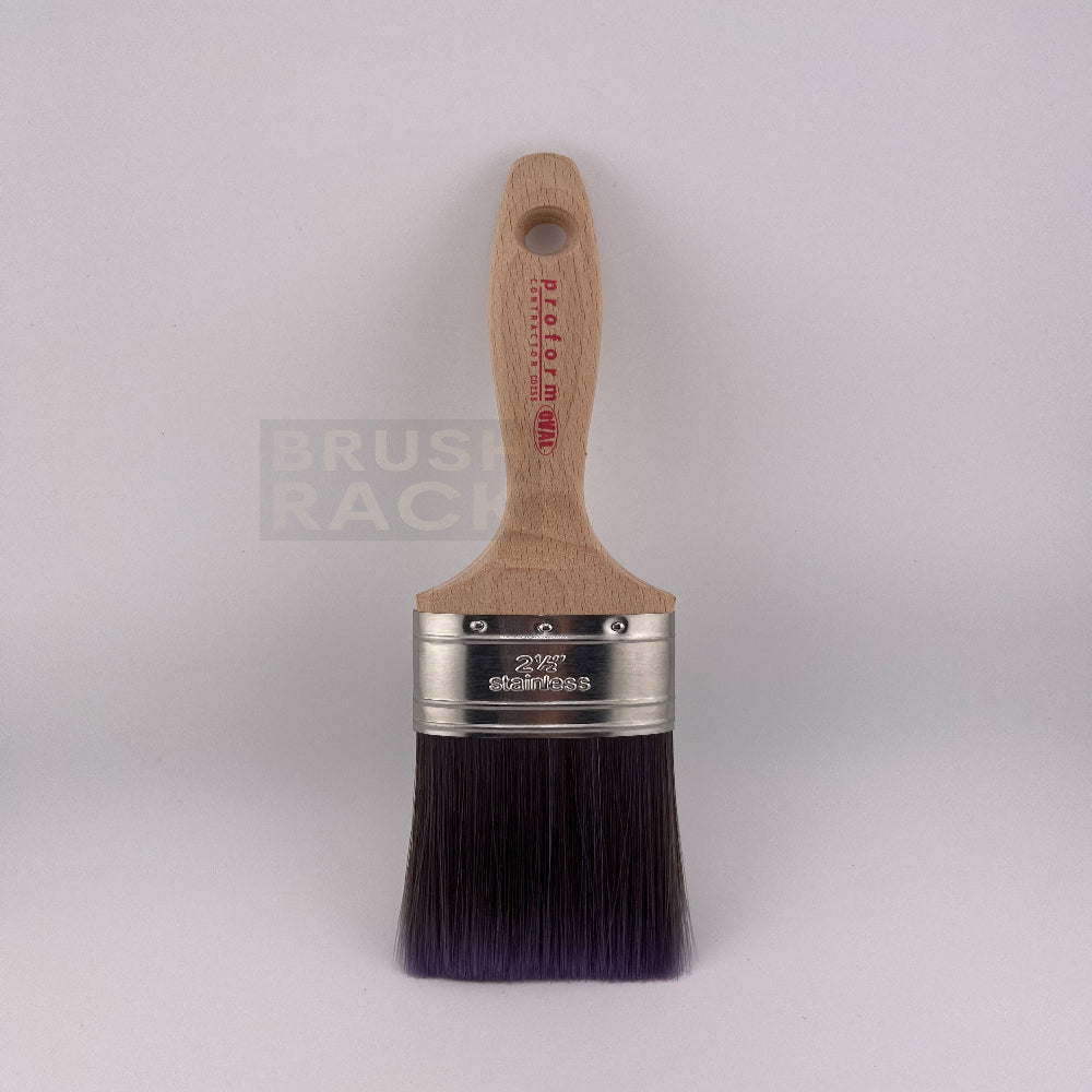 Proform Contractor STRAIGHT Oval Brush- Bever Tail Handle