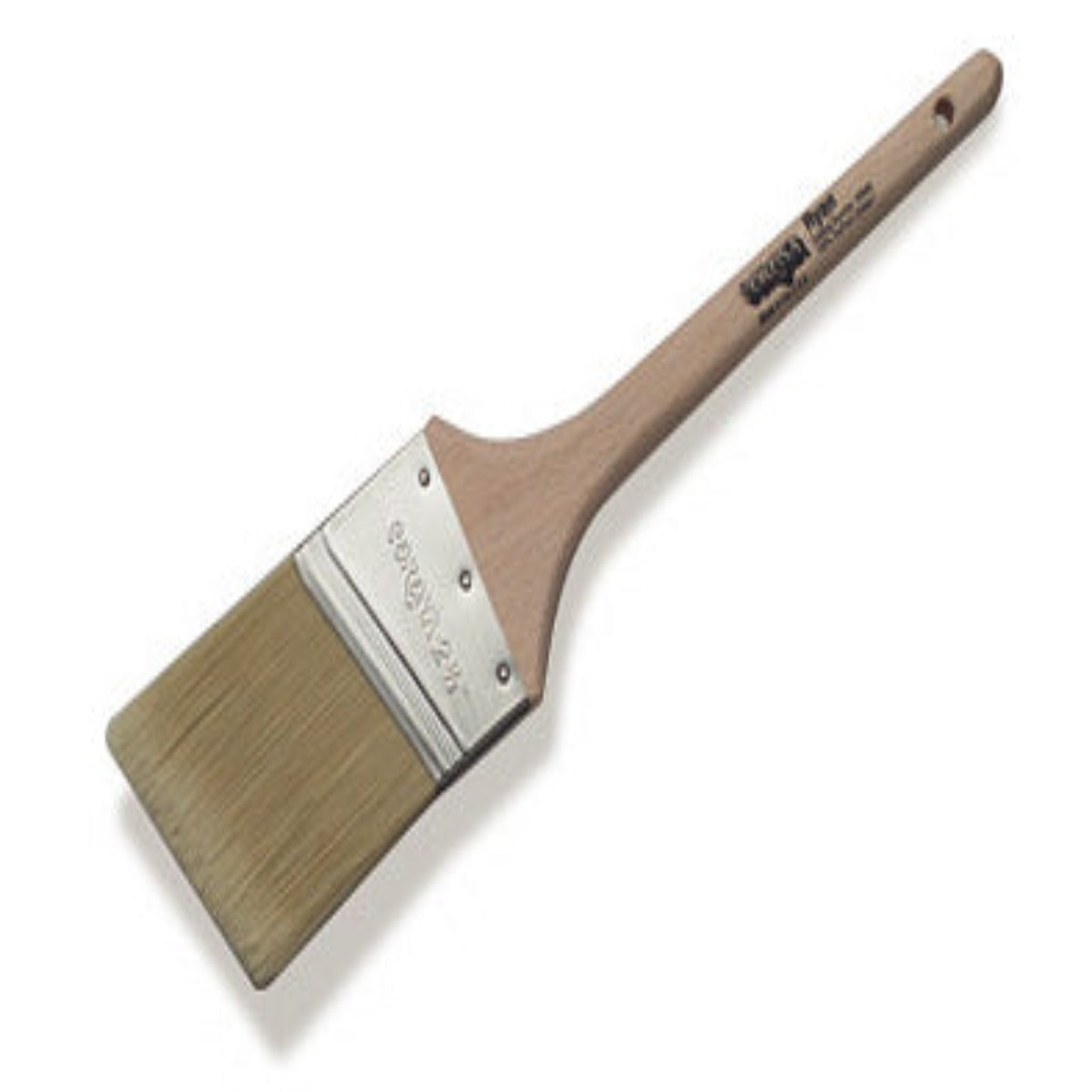 Corona Ryan ANGLED Paint Brush- Rattail Handle