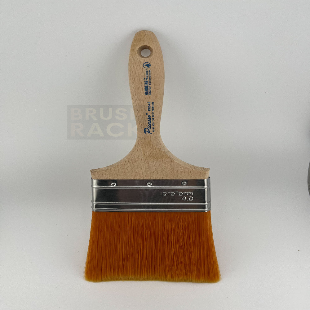 Proform Picasso Straight Paint Brush – Beavertail Handle | Brush Rack