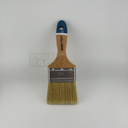 ArroWorthy Tradesman White China Blend STRAIGHT Brush- Varnish Handle