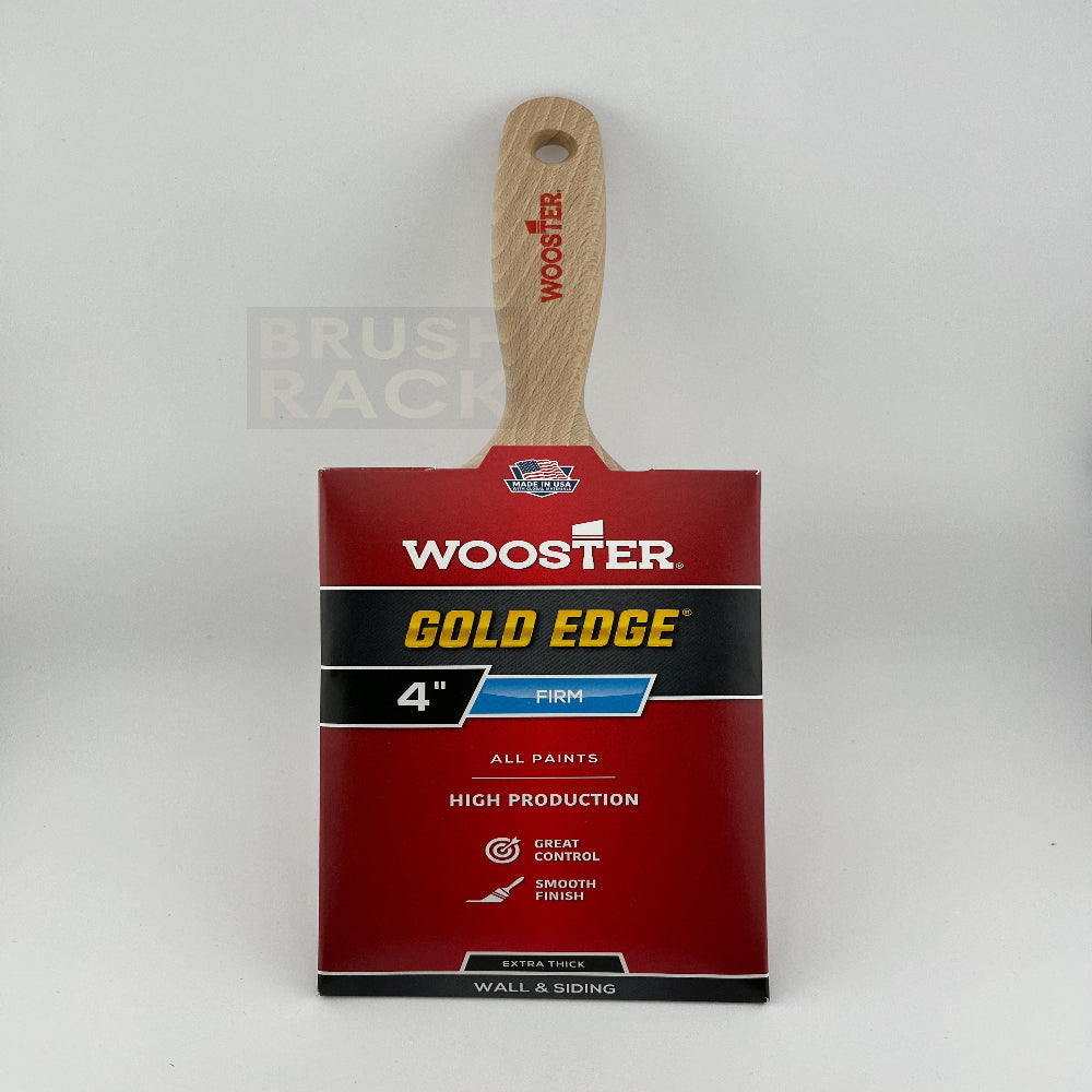 Wooster Gold Edge Extra-Thick STRAIGHT Brush- Beavertail Handle