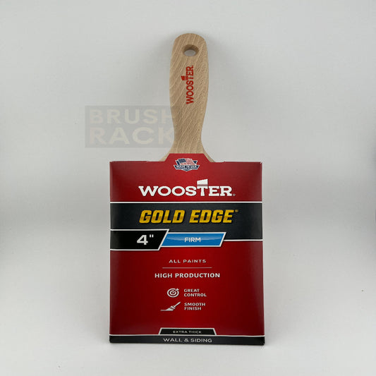 Wooster Gold Edge Extra-Thick STRAIGHT Brush- Beavertail Handle