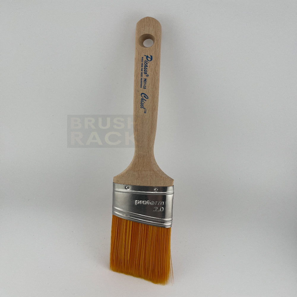 Proform Picasso Chisel ANGLE Oval Paint Brush- Sash Handle