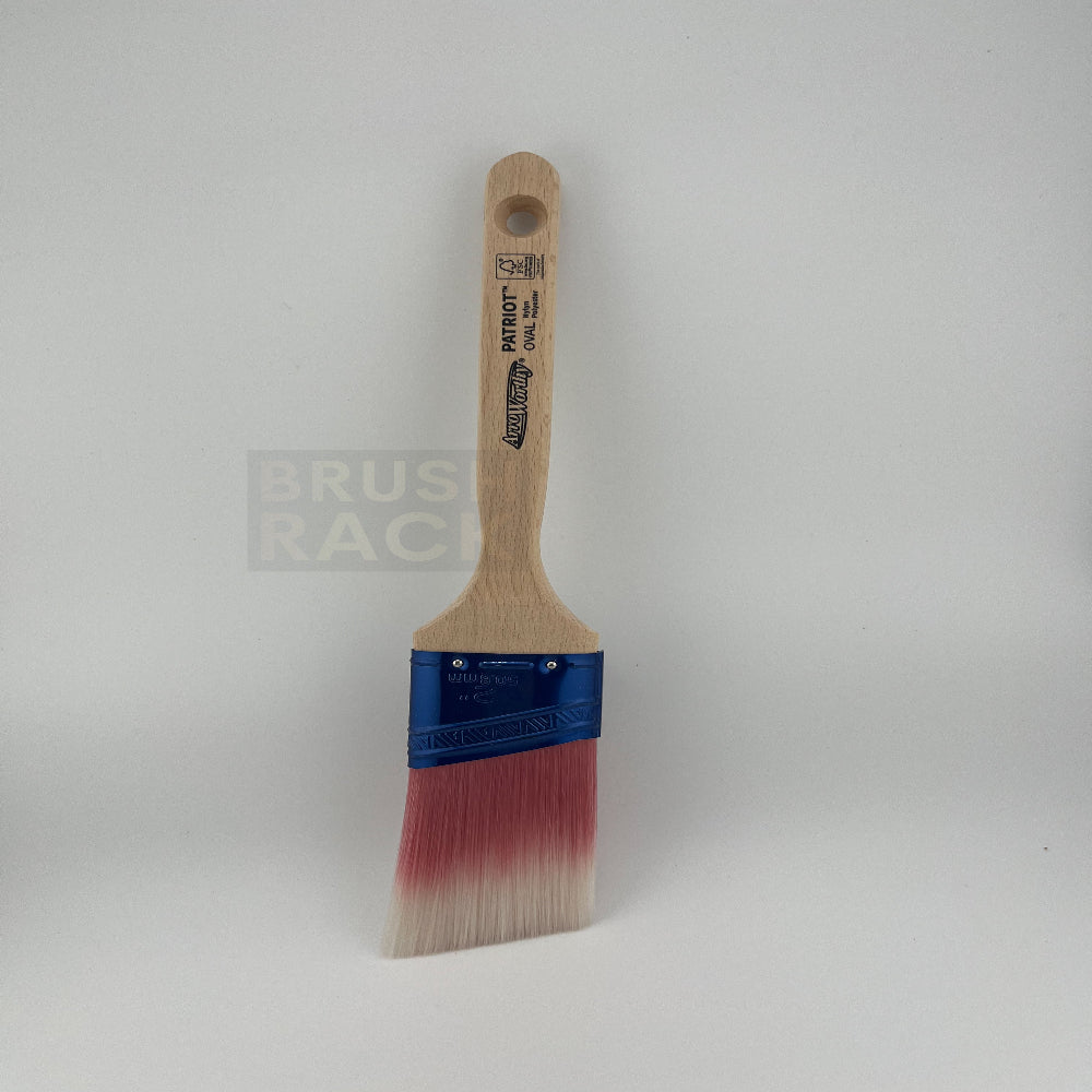 ArroWorthy Patriot ANGLED Semi-Oval Brush- Sash Handle