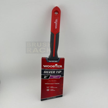 Wooster Silver Tip ANGLED Brush- Rubber Handle