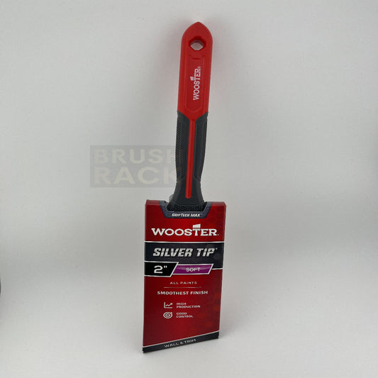 Wooster Silver Tip ANGLED Brush- Rubber Handle
