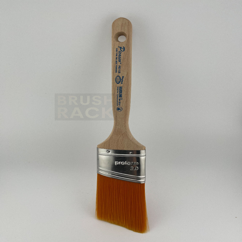 Proform Picasso Angle Oval Paint Brush – Sash Handle | Brush Rack