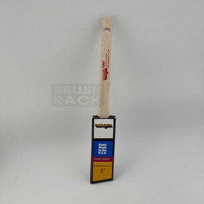 Corona Sabre ANGLED Paint Brush- Rattail Handle