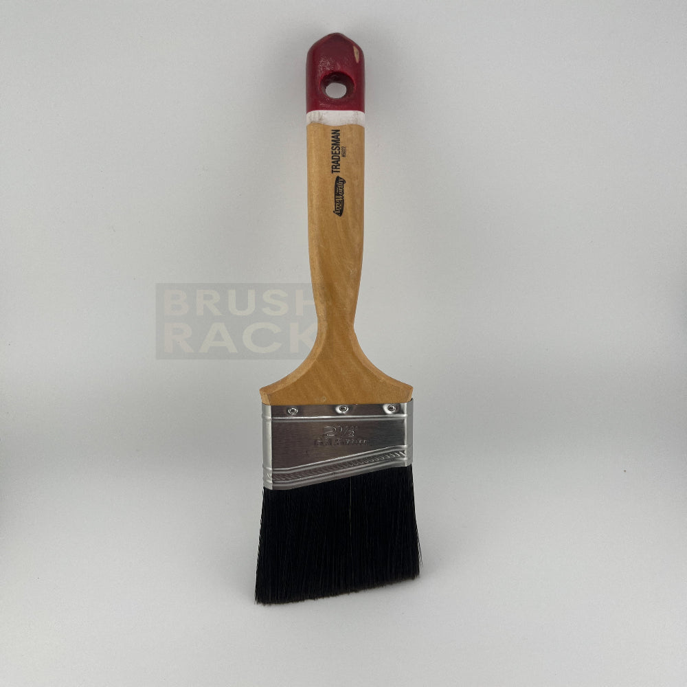 ArroWorthy Tradesman Black China Blend ANGLED Brush- Sash Handle