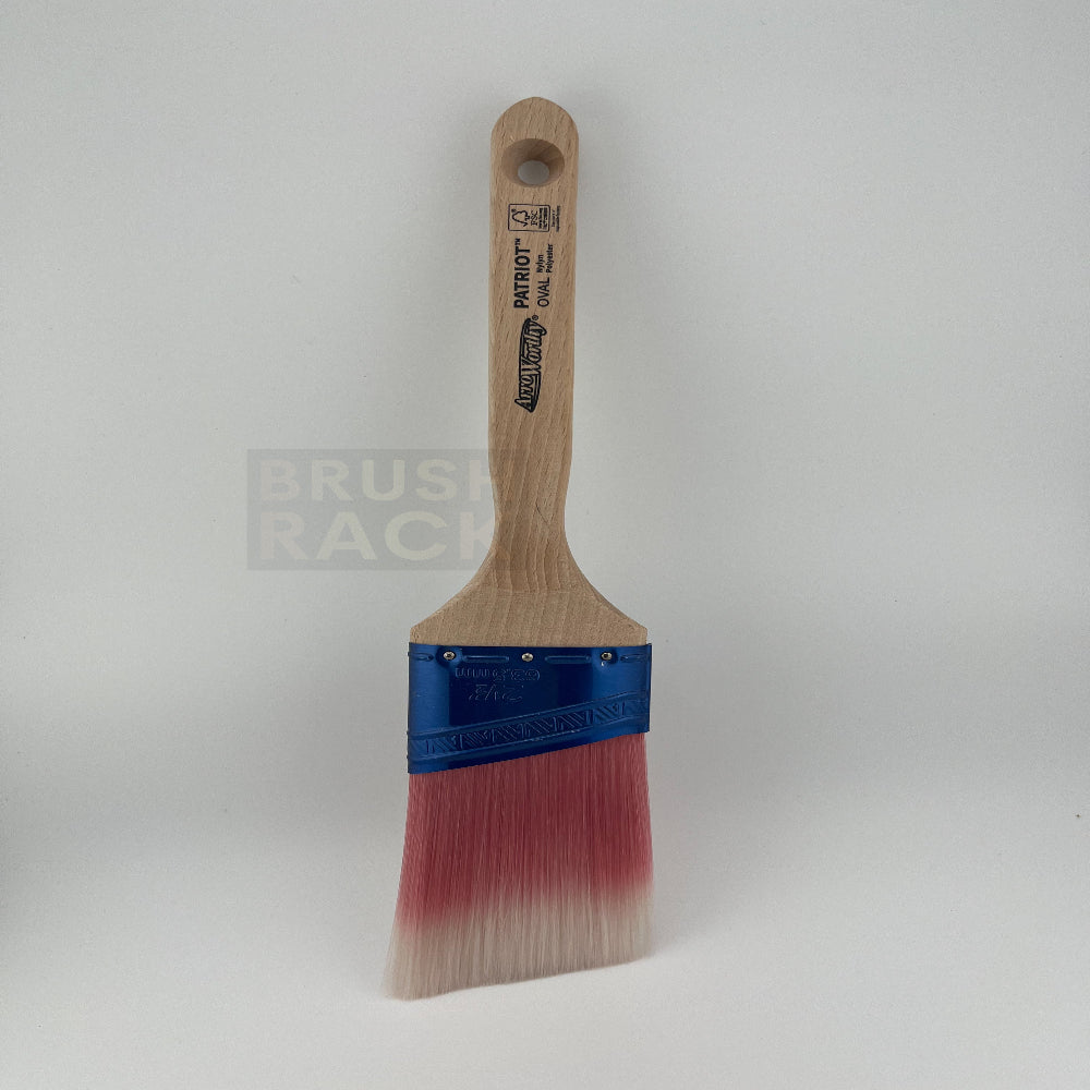 ArroWorthy Patriot ANGLED Semi-Oval Brush- Sash Handle