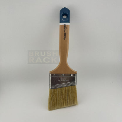 ArroWorthy Tradesman White China Blend ANGLED Brush- Sash Handle