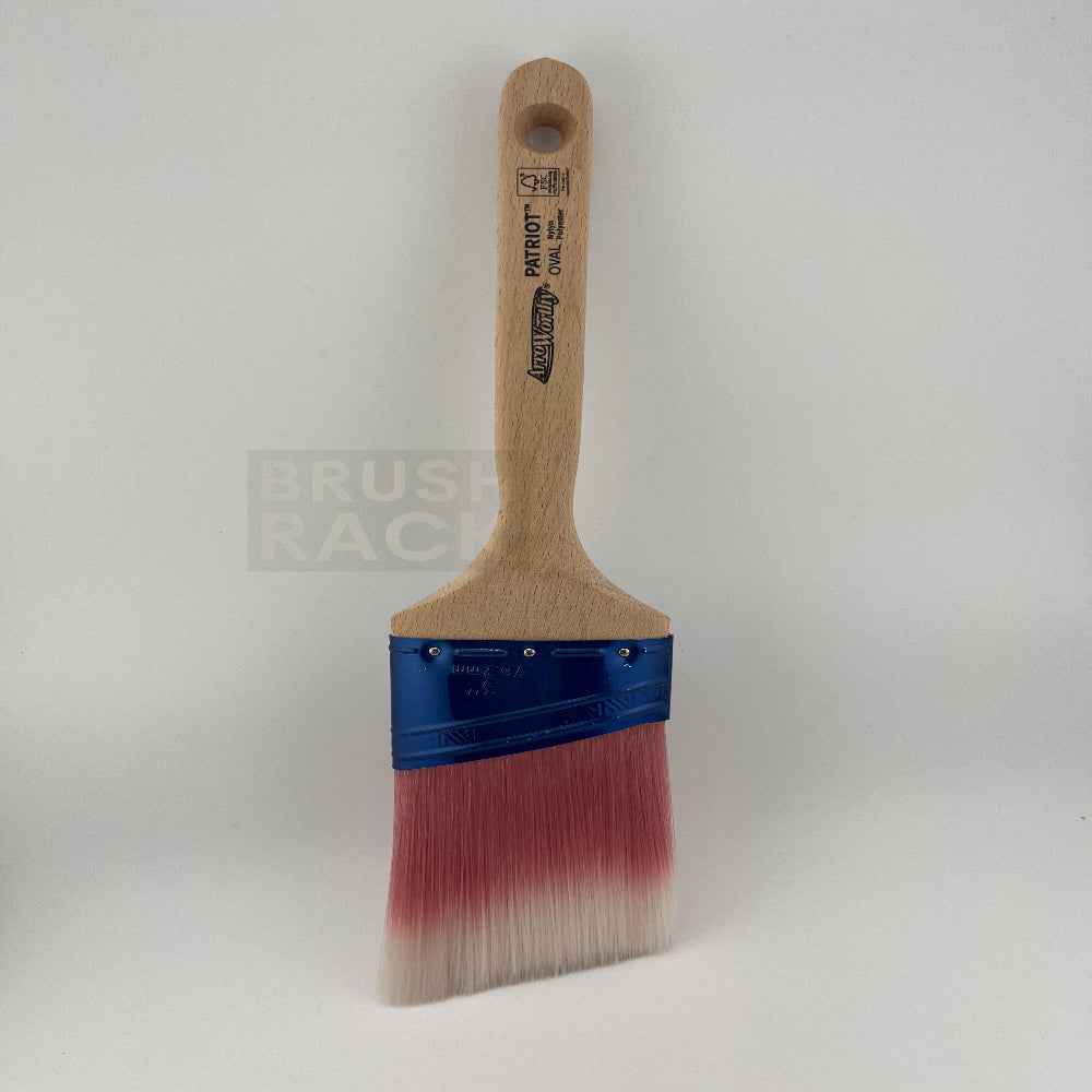 ArroWorthy Patriot ANGLED Semi-Oval Brush- Sash Handle