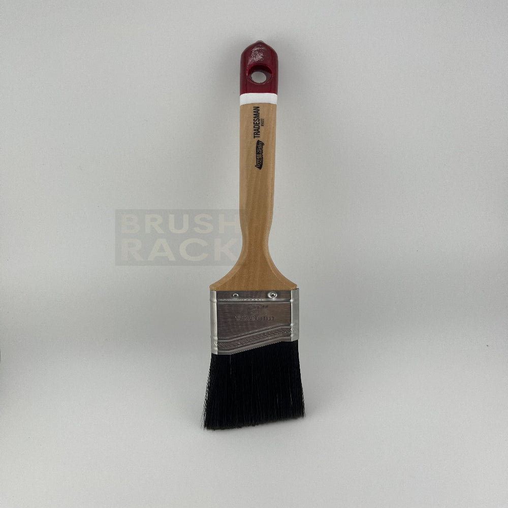 ArroWorthy Tradesman Black China Blend ANGLED Brush- Sash Handle