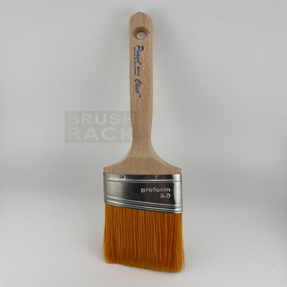 Proform Picasso Chisel ANGLE Oval Paint Brush- Sash Handle
