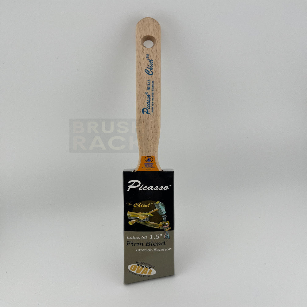 Proform Picasso Chisel ANGLE Oval Paint Brush- Sash Handle