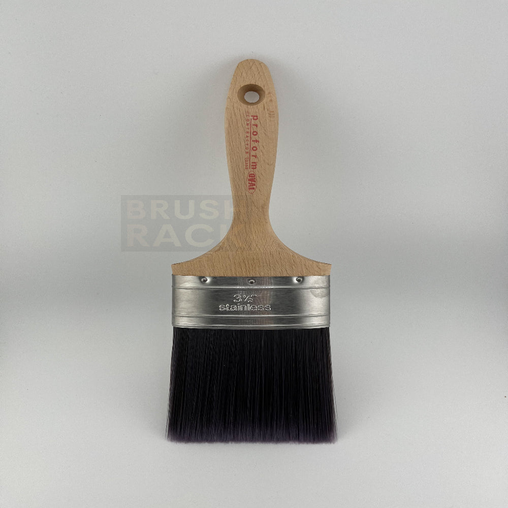 Proform Contractor STRAIGHT Oval Brush- Bever Tail Handle