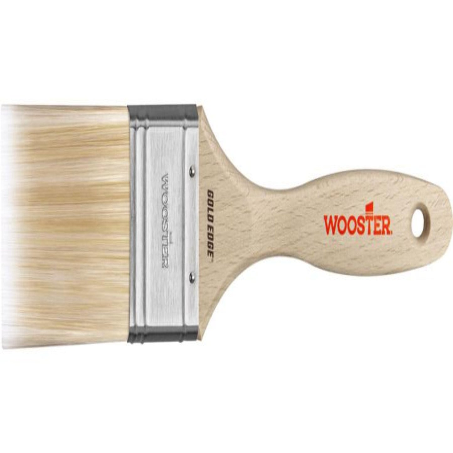 Wooster Gold Edge STRAIGHT Brush- Beavertail Handle