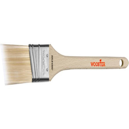 Wooster Gold Edge ANGLED Brush- Rattail Handle