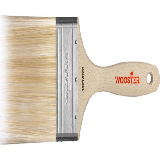 Wooster Gold Edge Extra-Thick STRAIGHT Brush- Beavertail Handle