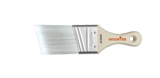 Wooster Silver Tip ANGLED Brush- Short Handle