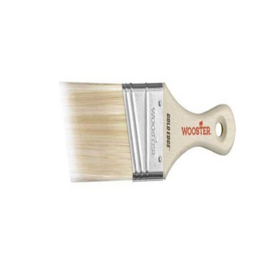 Wooster Gold Edge ANGLED Brush- Short Handle